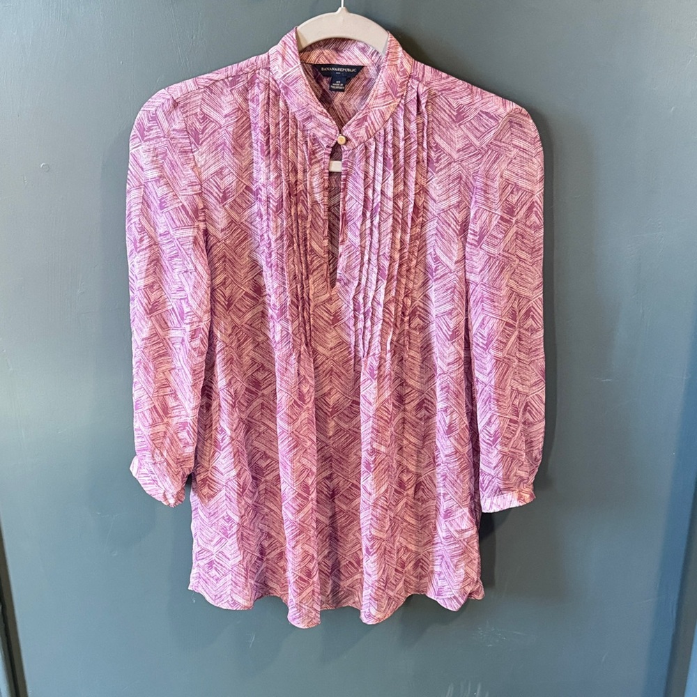 Banana Republic Patterned Blouse